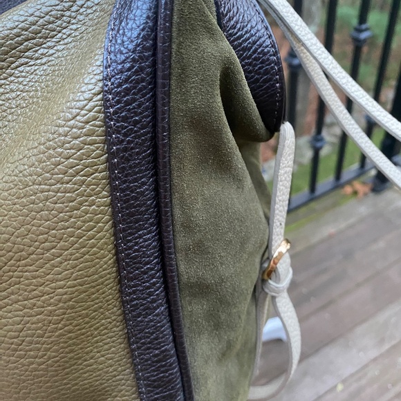 Elisabetta Yang Italian Made Leather/Suede Tote - Picture 7 of 8